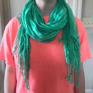 Green scarf